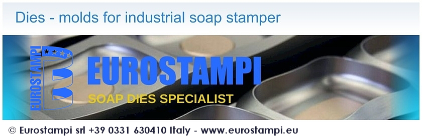 Soap  dies supplier Eurostampi for soap stamping machine 