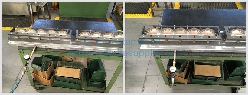 Check the pressure tightness of the soap die